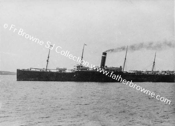 THE AMERICAN LINE HAVERFORD AT ANCHOR